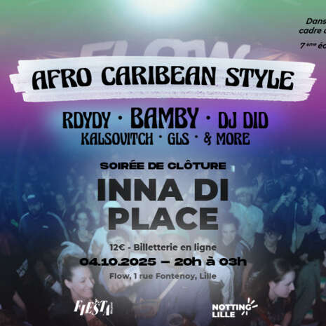 Concert : Bamby + Rdydy + Dj did (soirée clôture Inna Di Place)