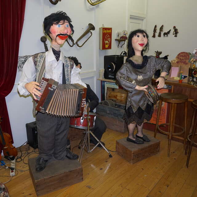 Visite de l'atelier de création d'automates et d'objets animés à Esquelbecq