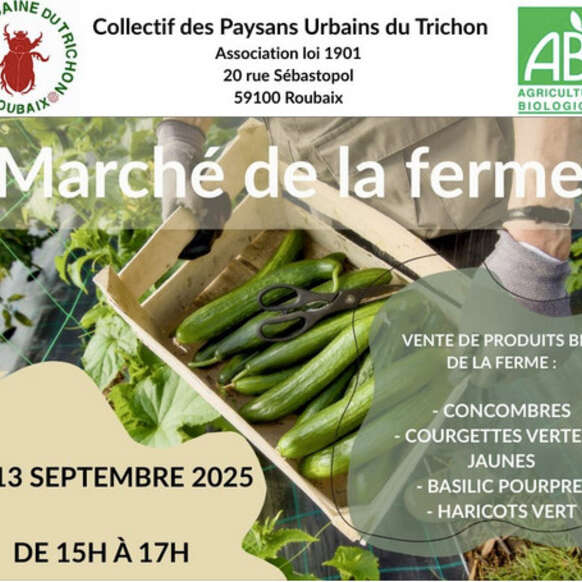 Marché de la ferme Urbaine du Trichon