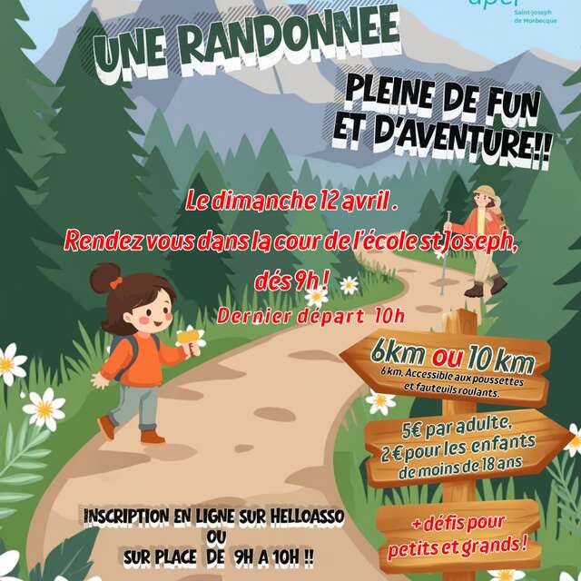 Randonnée de l'APEL St-Joseph de Morbecque