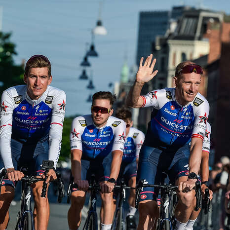Parade des coureurs