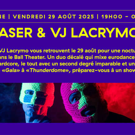 DJ Taser & VJ Lacrymo : La dernière nocturne de L'envers de la fête