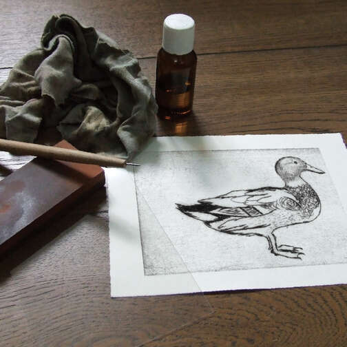 Atelier Gravure - au Mini-Lab / Le MHN fait le Mur