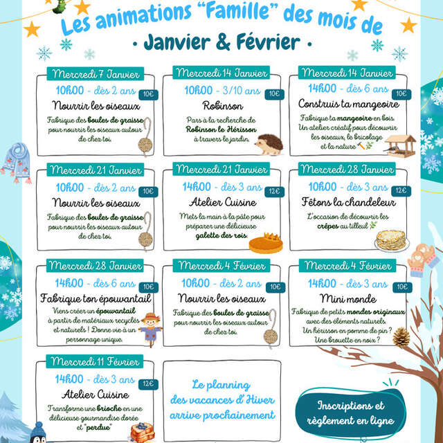 Animations "nature" en famille