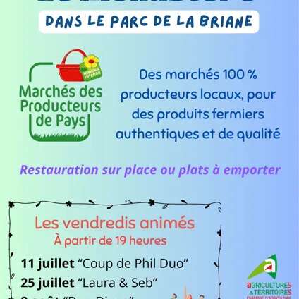 Marché de producteurs de pays et animations musicales