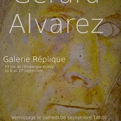 Exposition Gérard Alvarez à la galerie Réplique