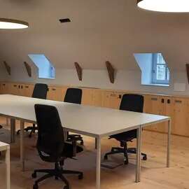 Open-space dans espace de coworking