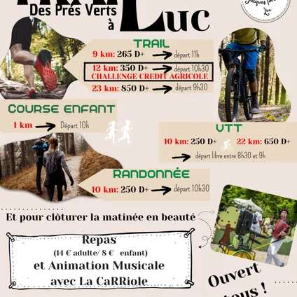 Trail des Prés Verts de Luc La Primaube