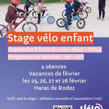 Stage : Je progresse à vélo (à partir de 4 ans)