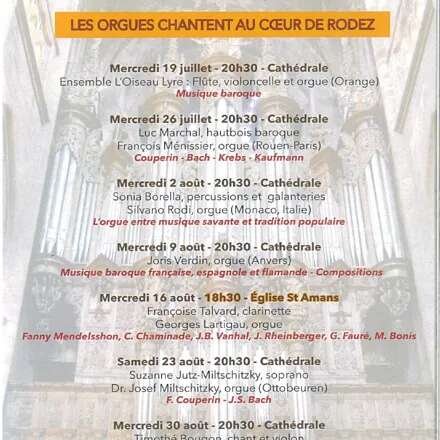 Les orgues chantent au coeur de Rodez - Cathédrale