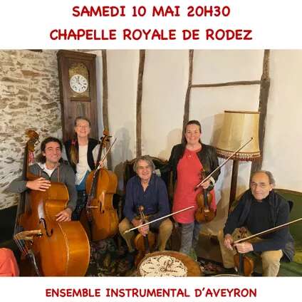 Concert VIVALDI-CORELLI-PURCELL-TELEMANN: Chapelle royale de Rodez