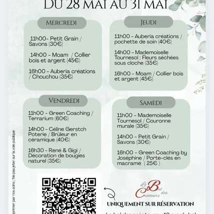 Ateliers Créatifs au Bal des Créateurs