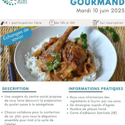 Rendez-vous gourmand avec le Centre Social de Rodez