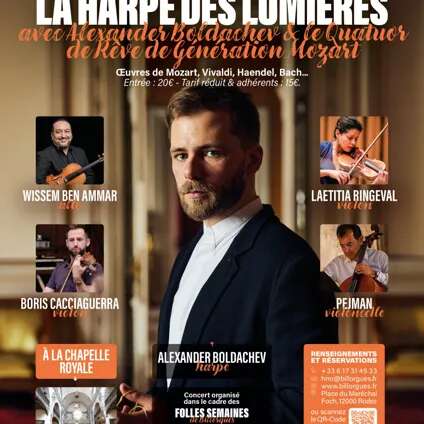 Concert à la Chapelle Royale La Harpe des Lumières