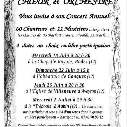 Concert : Le Choeur et Orchestre