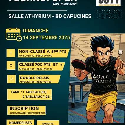 Tournoi de tennis de table