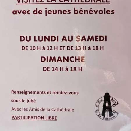 Visite de la cathédrale avec des bénévoles