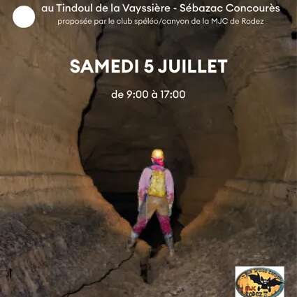 Journée découverte de la Spéléologie au Tindoul de la Vayssière
