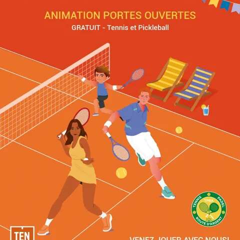 Portes ouvertes avec pratique du tennis et pickleball