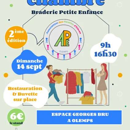 Braderie Petite Enfance : vide ta chambre