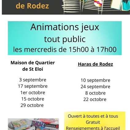 Ludothèque de Rodez : animations jeux hors les murs