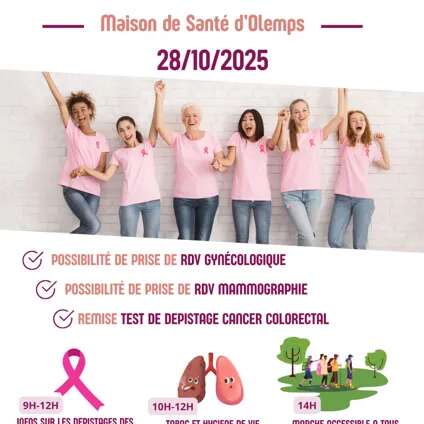 Octobre rose : Journée Santé des Femmes