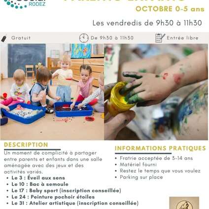 Activités Parents-Enfants 0-5 ans - Mois d'octobre