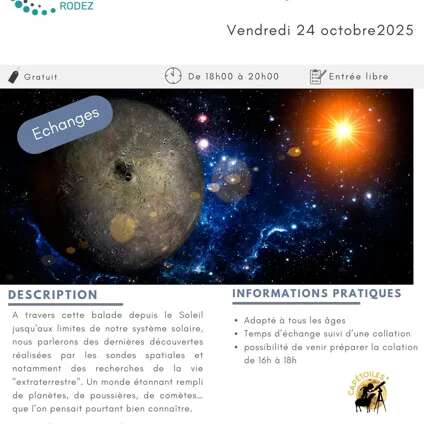 Conférence : le système solaire