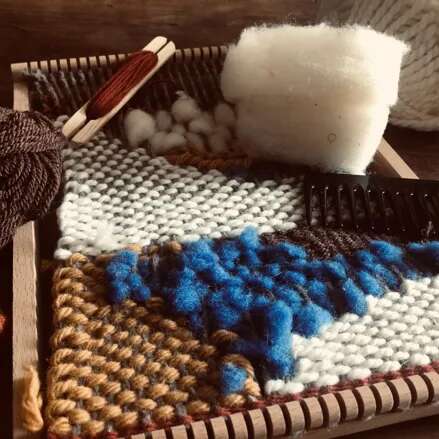 Visite/atelier à 4 mains (4-6 ans) : "Initiation au tissage".