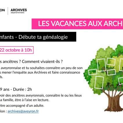 Les vacances aux archives