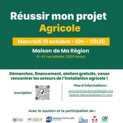 Réussir mon projet agricole