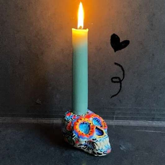 Visite/atelier : "Spécial Halloween : bougeoir Día de los muertos".
