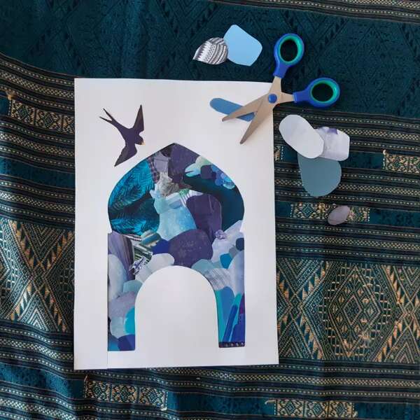 Atelier Porte d'Orient en papier découpé