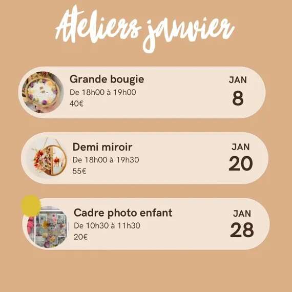 Atelier Art Floral : Demi Miroir