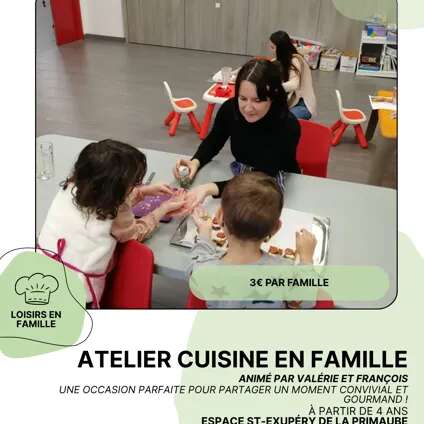 LOISIRS EN FAMILLE : Atelier cuisine