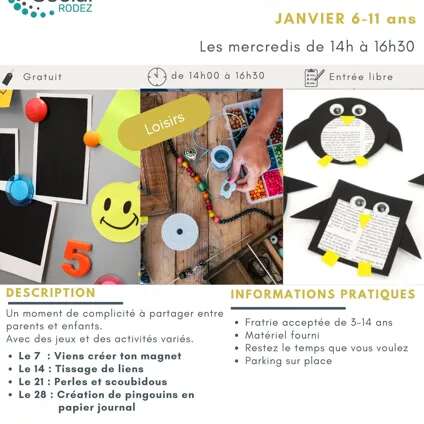 Activités parents & enfants (6-11 ans)