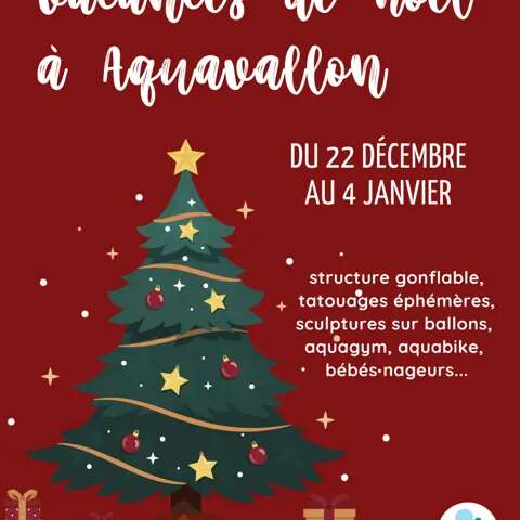 Vacances de Noël à Aquavallon : structure gonflable, sculptures sur ballons et tatouages