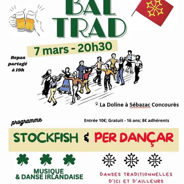 Bal Trad Irlandais- Occitan pour bouléguer, en attendant le printemps !