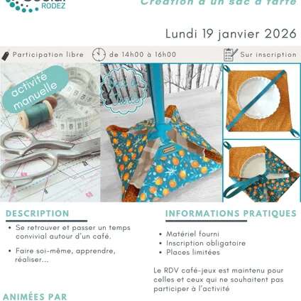 Atelier créatif : Du fil et du café