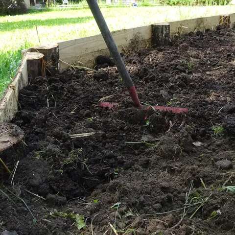 Atelier création d'une butte en permaculture