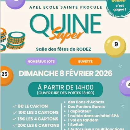 Quine APE Ecole Sainte Procule