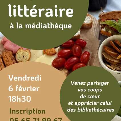 Apéro littéraire à la médiathèque