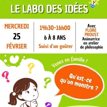 Le labo des idées - Atelier 6/8 ans