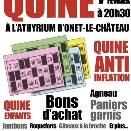 Quine du comité des fêtes de Capelle