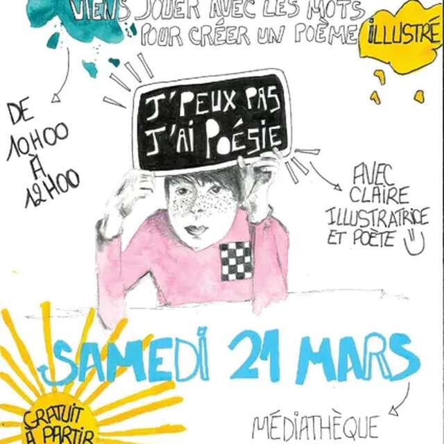 Atelier Poésie à la Médiathèque de Rodez