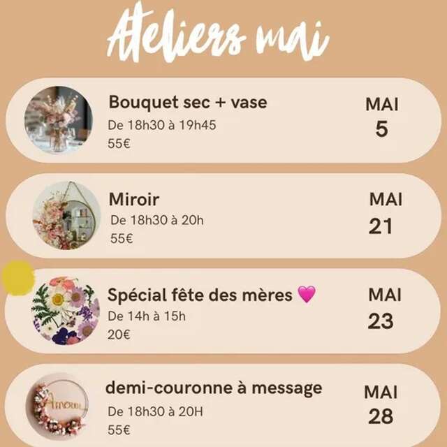 Atelier Art Floral : Miroir