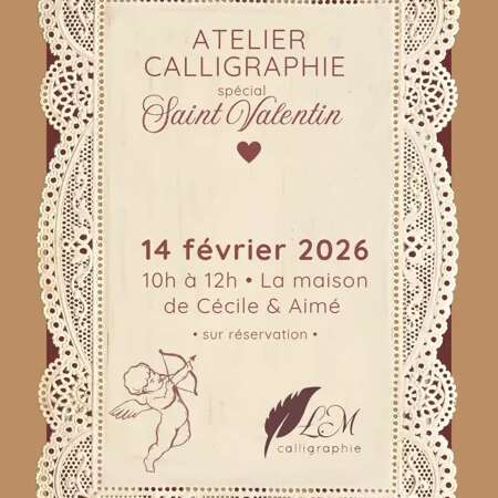 Atelier Calligraphie spécial St Valentin