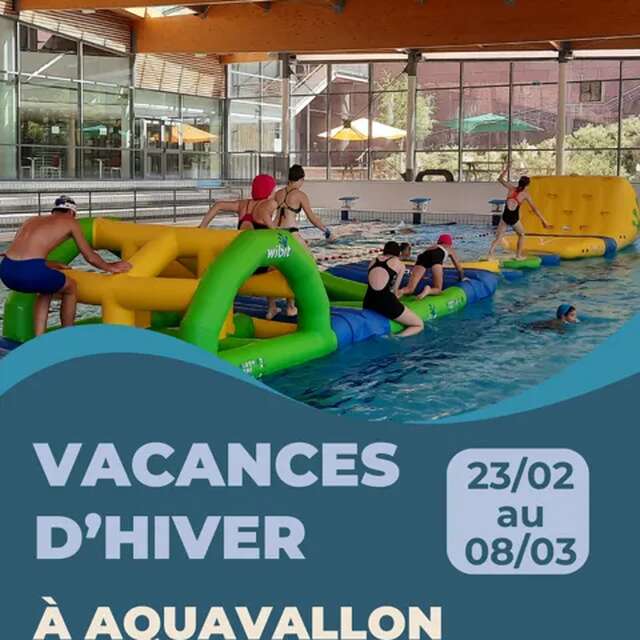 Animations pendant les vacances d'hiver à Aquavallon