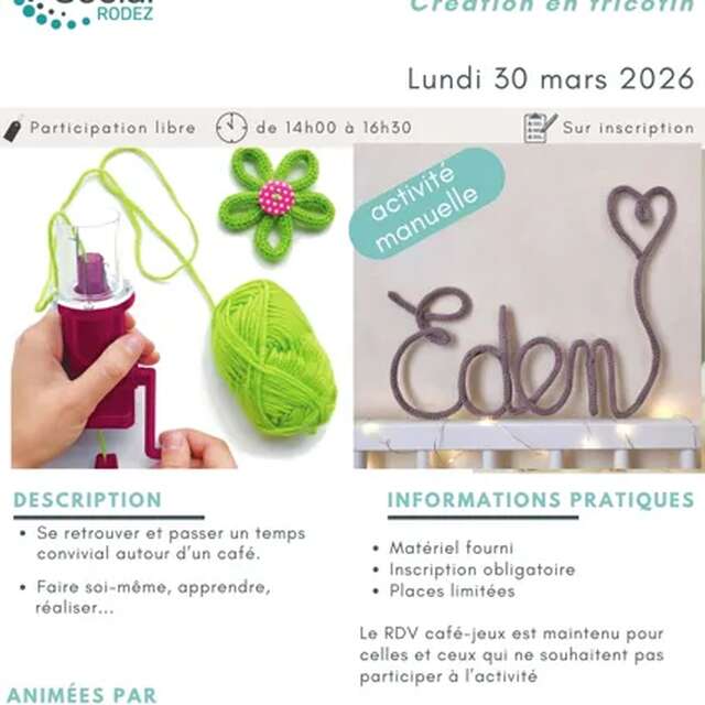 Atelier créatif : Du fil et du café