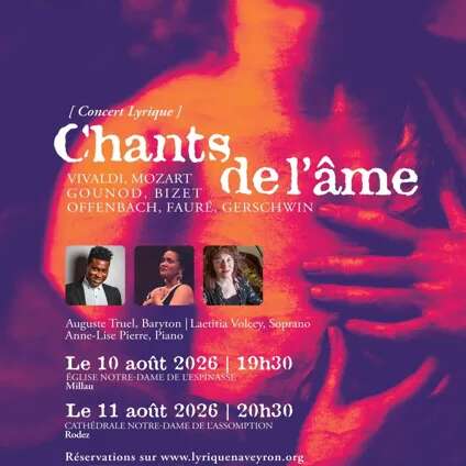 Concert lyrique : Chants de l'âme